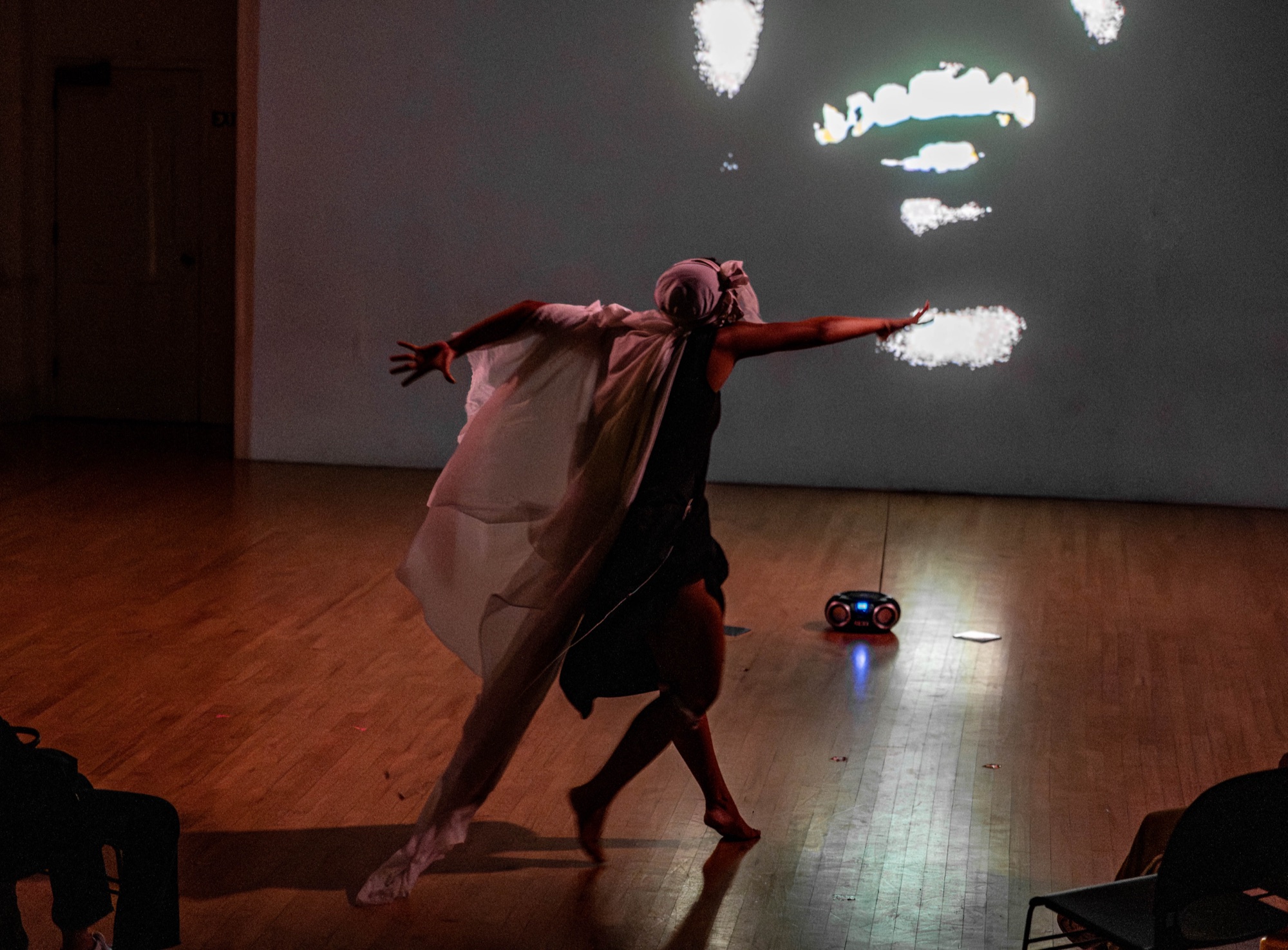 Performance photograph of Morgan Gregory at University Settlement