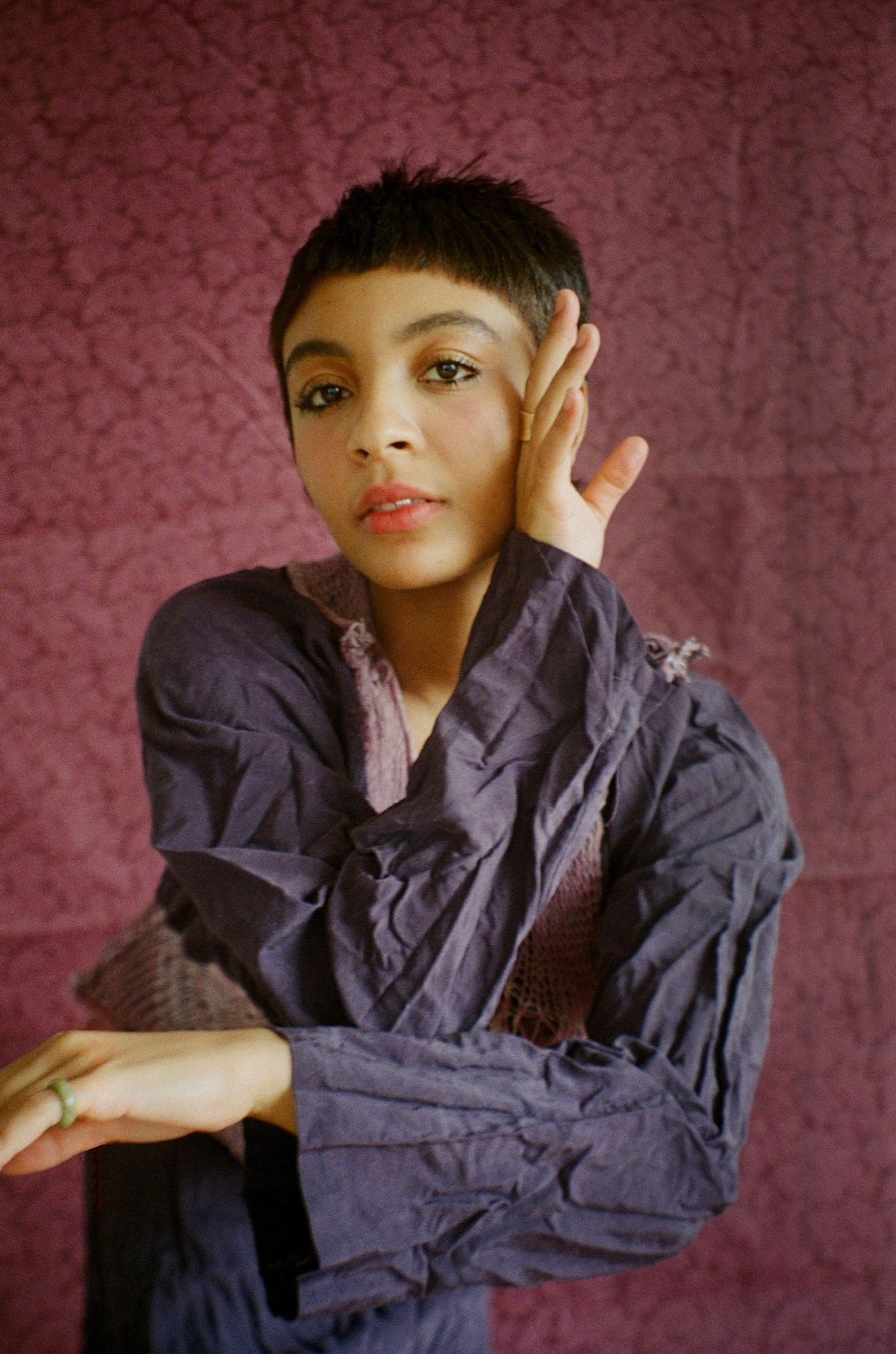 Performance photograph of Morgan Gregory in expressive motion